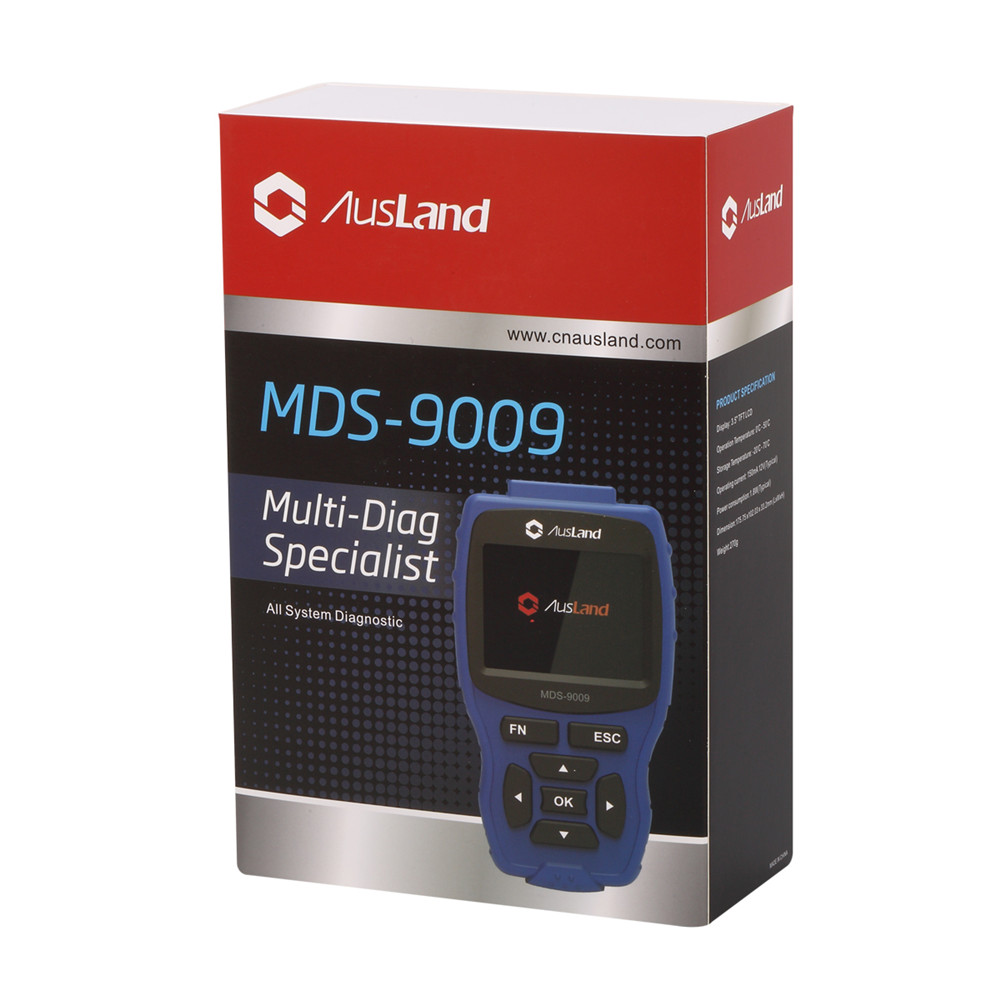AusLand - AUSLAND MDS-9009 Full System Basic Function Car Diagnostic Scan Tool
